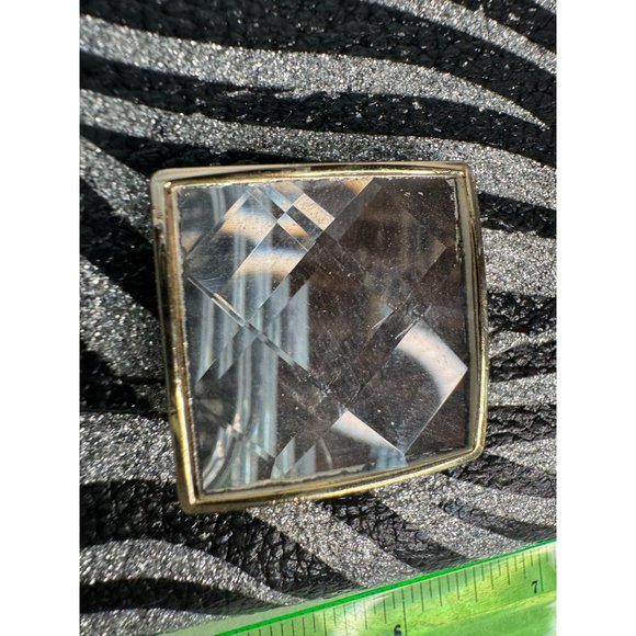 A Touch of Style Zebra Pattern Clutch with Gem Closure and Removable Chain Strap - Picture 14 of 16